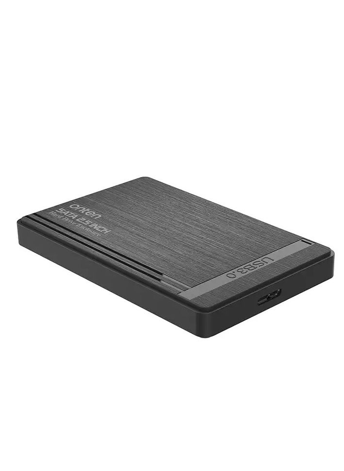 أونتن - حافظة خارجية UHD1 مقاس 2.5 بوصة SSD وHDD – USB 3.2 Gen1 / USB-C إلى SATA – حتى 5 تيرابايت – لحمل محرك الأقراص الصلبة الخارجي لأجهزة الكمبيوتر المحمولة والكمبيوتر الشخصي | أسود (OTN-UHD) - Image 1