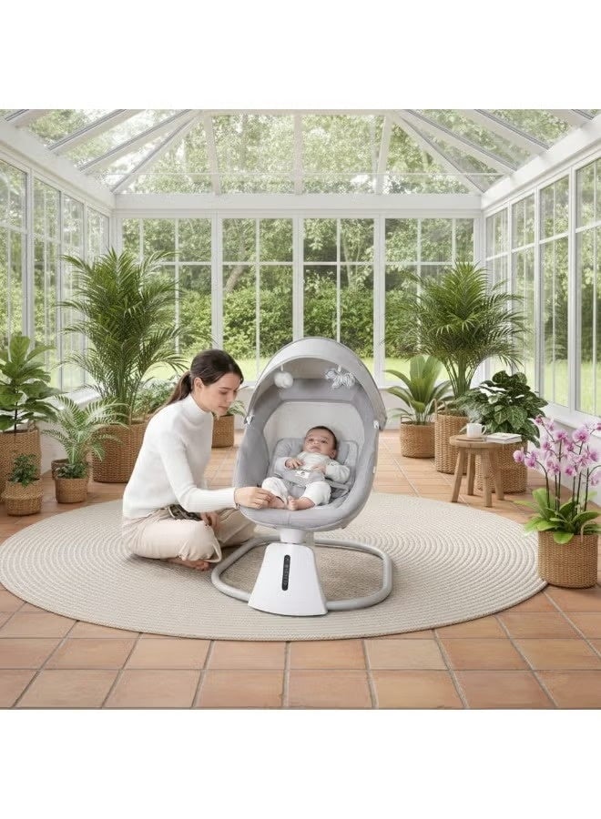 Luxury 3-in-1 baby cot with automatic swing | - Image 4