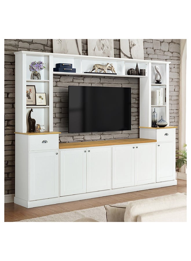 Home Box Sky Wall TV Unit for TVs up to 60 inches 38 x 195 x 261.4 cm  - Image 4