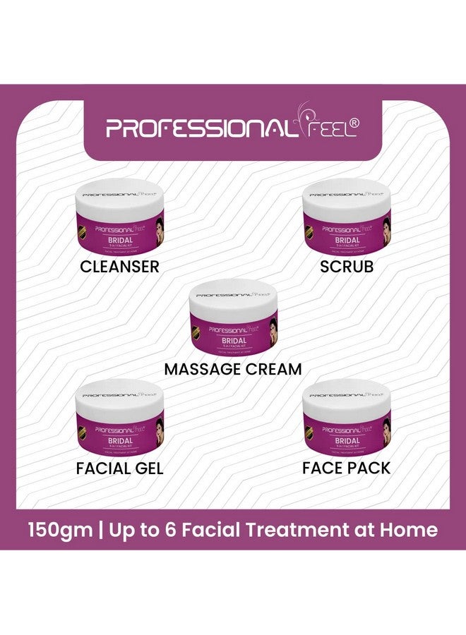 Professional Feel Bridal Facial Kit (150 GM) Intense Glow For Clear, Bright Skin | Special Occasion at Home Facial | With Indian Berberry, Saffron, Mulberry, and Hazlenut - Image 4
