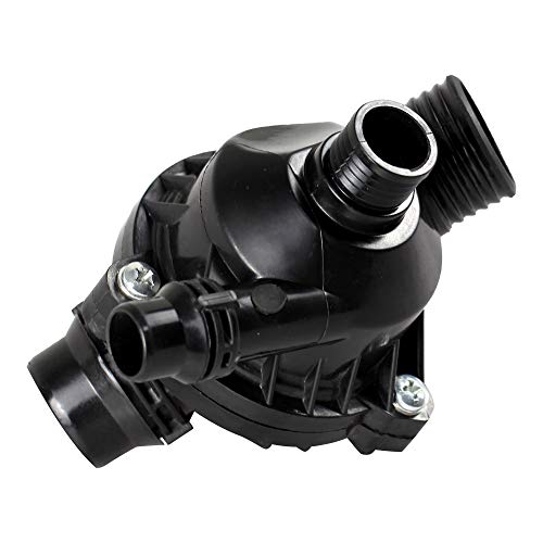 BOXI Thermostat Housing with Sensor Fit for 2008-2013 for BMW E82 E88 / 2006-2013 E90 E91 E92 E93 / 2004-2010 E60 E61 E83 X3 / 2003-2008 E85 E86 Z4 / 2009-2016 Z4 / 11537536655 - Image 1