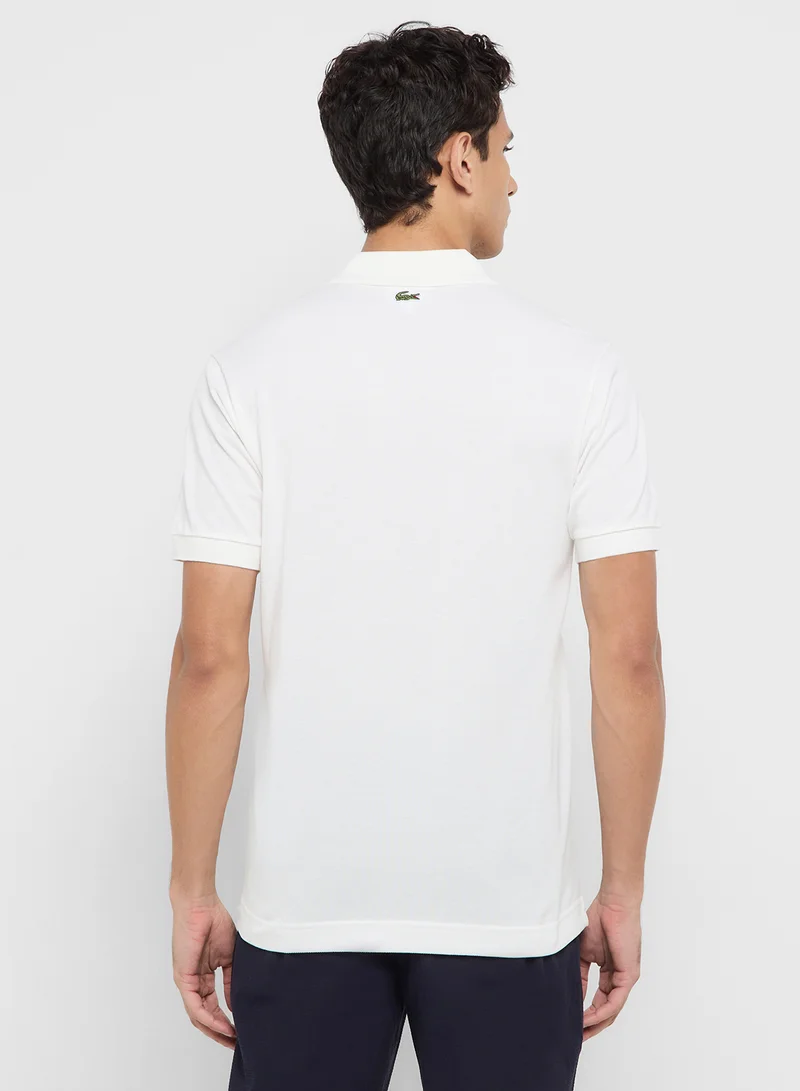 لاكوست Signature Print Polo