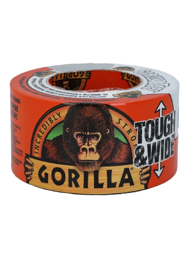 شريط لاصق متين من ، لون ابيض، 25 ياردة 6025302 - Image 1