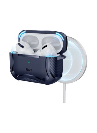 Esr Cyber Armor Tough Case with Halo Lock Compatible with Airpods Pro Mag Safe Ready Powerful Drop Protection Magnetic Lid Navy Blue - pzsku/ZAF60CD51599C8F8F0161Z/45/_/1675780052/5b1e1f8e-c4b6-48c6-8223-8d56ae5f6bd4