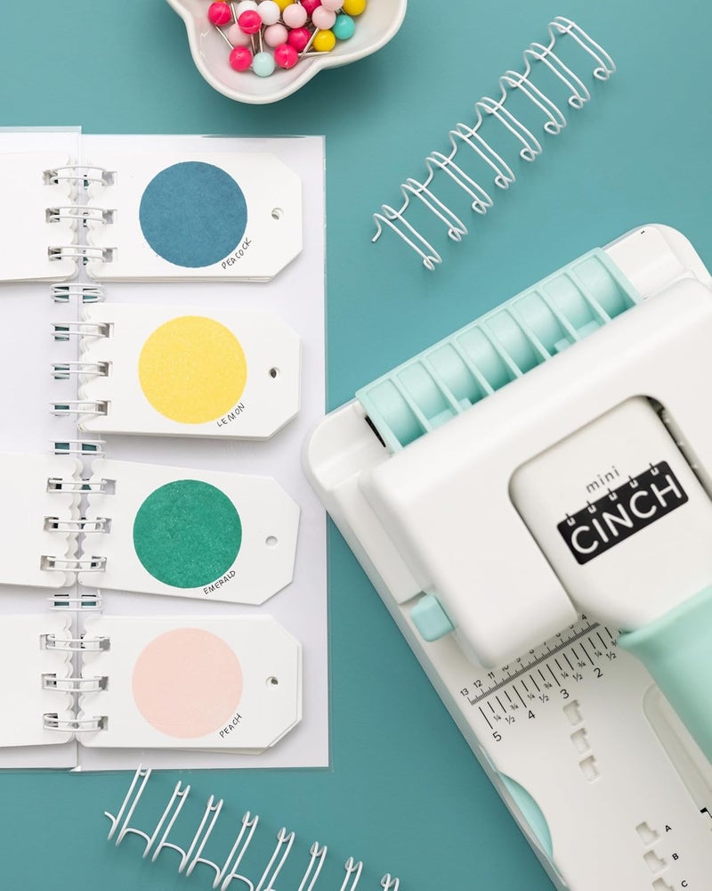 We R Memory Keepers Mini Cinch Bookbinding Machine - Small Craft Tool Compatible with Wire or Spiral Coils - Make Professional Books, Notebooks, Calendars, and Journals - Image 5