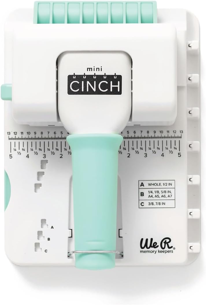 We R Memory Keepers Mini Cinch Bookbinding Machine - Small Craft Tool Compatible with Wire or Spiral Coils - Make Professional Books, Notebooks, Calendars, and Journals - Image 1