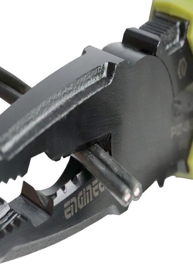 Engineer PZ-33 Screw Extraction Pliers with Built-in Wire Stripper, Black Oxide Coating, Carbon Steel Jaws - Image 4