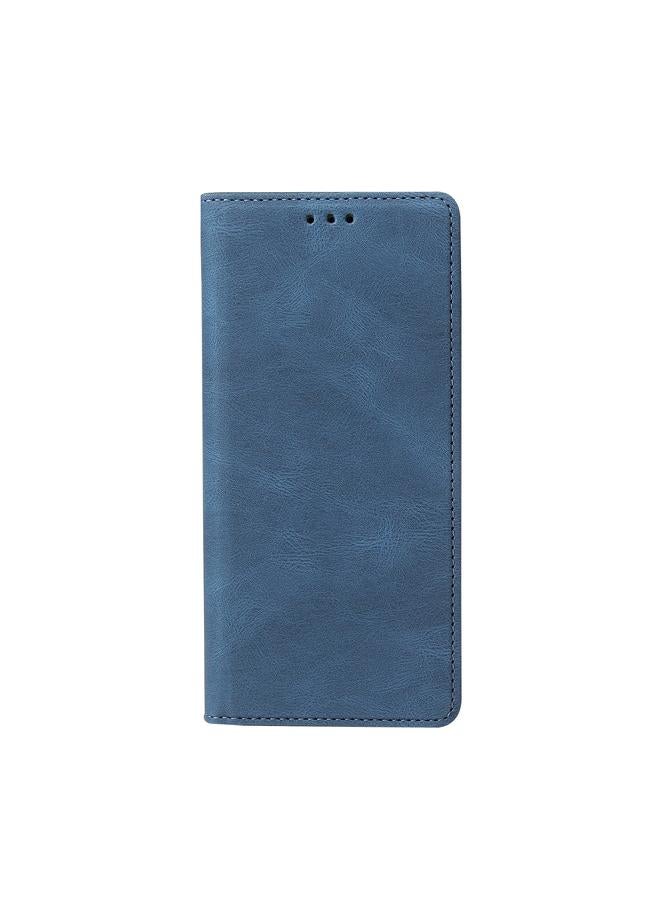 S-TOP Case For Samsung Galaxy A51 5G Simple Suction Closure Horizontal Flip Leather Case with Holder & Card Slot & Wallet - Image 2