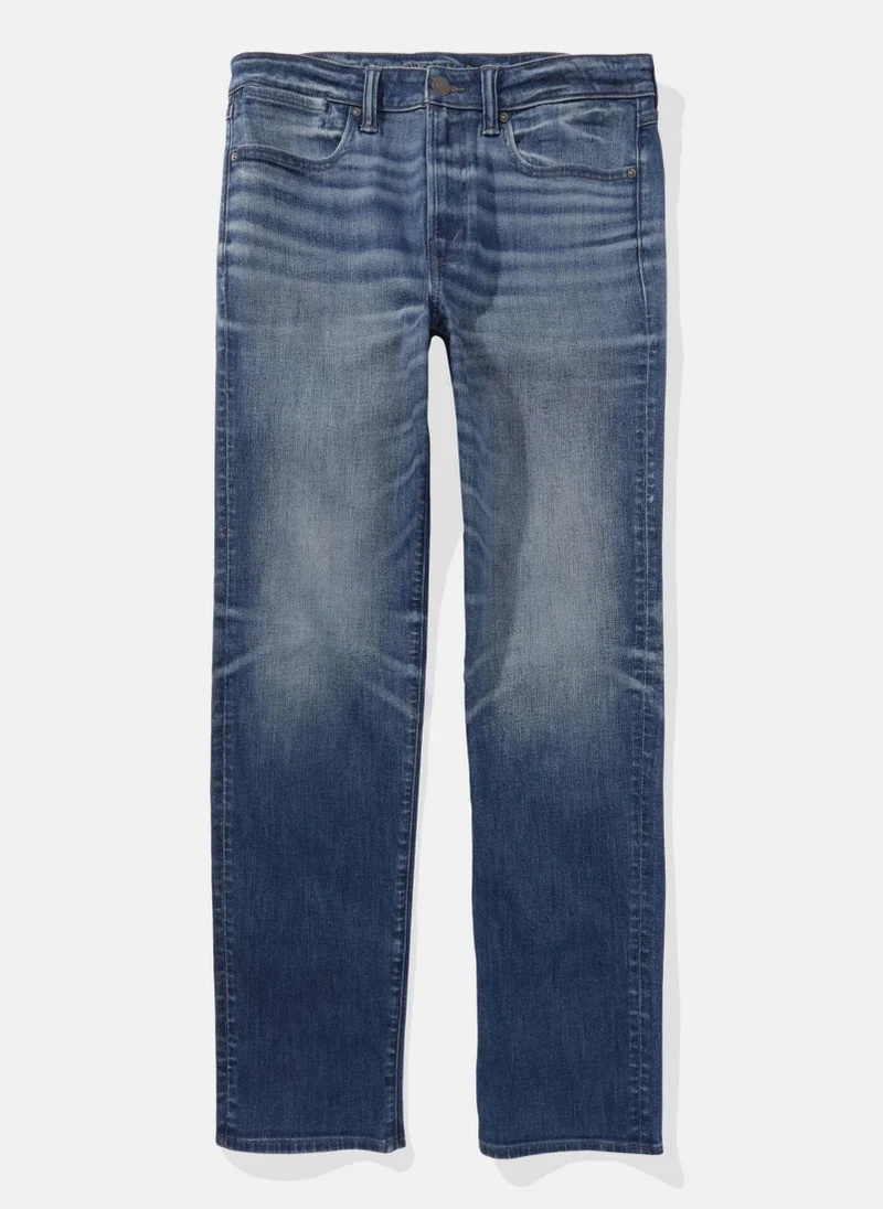 American Eagle Mid Wash Stright Jeans