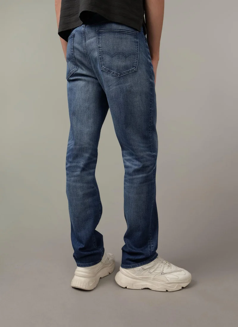 American Eagle Mid Wash Stright Jeans