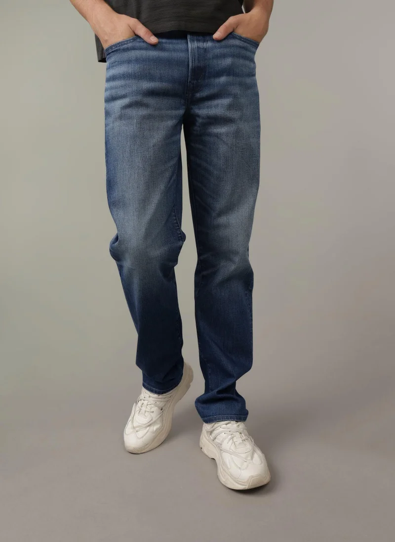 American Eagle Mid Wash Stright Jeans