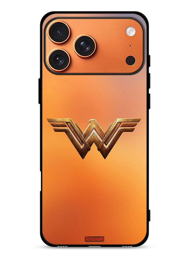 Tolwak Apple iPhone 17 Pro Max Protective Case Cover Wonder Women Logo - Image 1