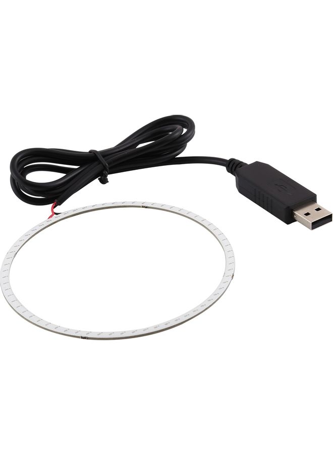 MUNTAQI Angel Eyes Circles Car LED Lights Blue 21 x 19 x 3cm - Image 4