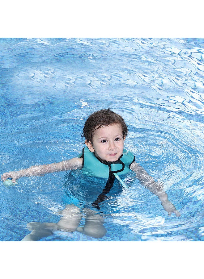 Mambobaby - Mambobaby Non-inflatable Kids Swim Vest Life Jackets for Kids Boys Girls Swim Vest with Detachable Float Board for Age 3-6 Years/ 28.7-61.7lbs - Image 1