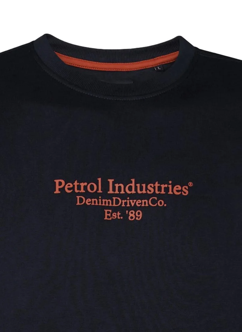 Petrol Industries Men Sweater Round Neck Print
