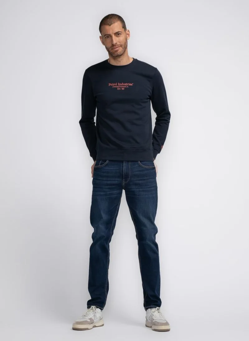 Petrol Industries Men Sweater Round Neck Print