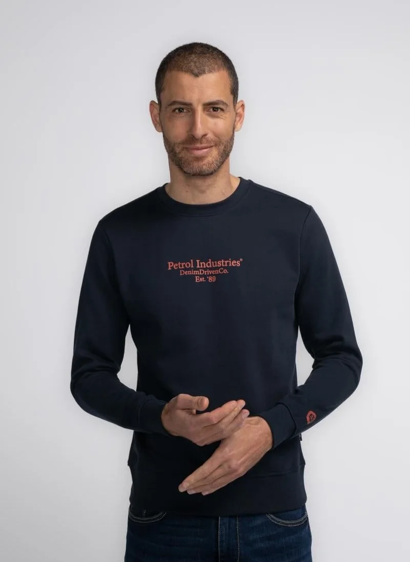 Men Sweater Round Neck Print