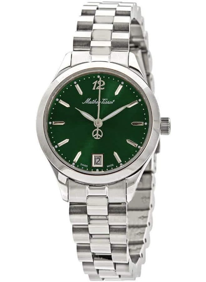 Mathey-Tissot Urban Quartz Green Dial Ladies Watch D411MAV - Image 1