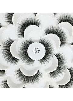 ORiTi False Eyelashes 10 Pairs Black Natural Full Eyelash for Women Easy to Stick on Upper Lash Line  - Image 5