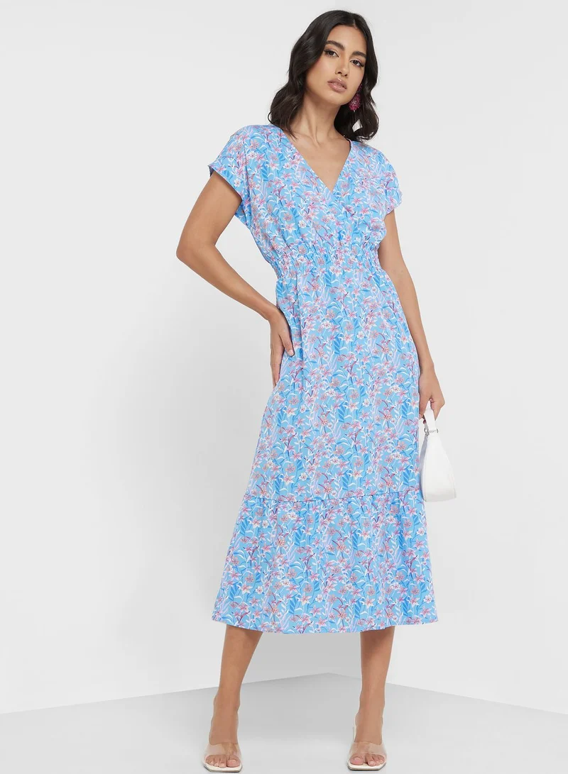 ELLA Floral Tiered Dress