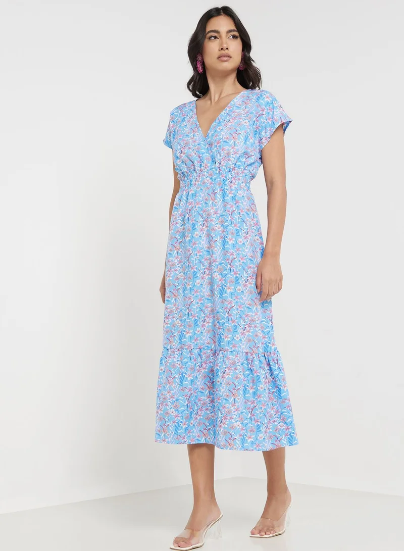 ELLA Floral Tiered Dress