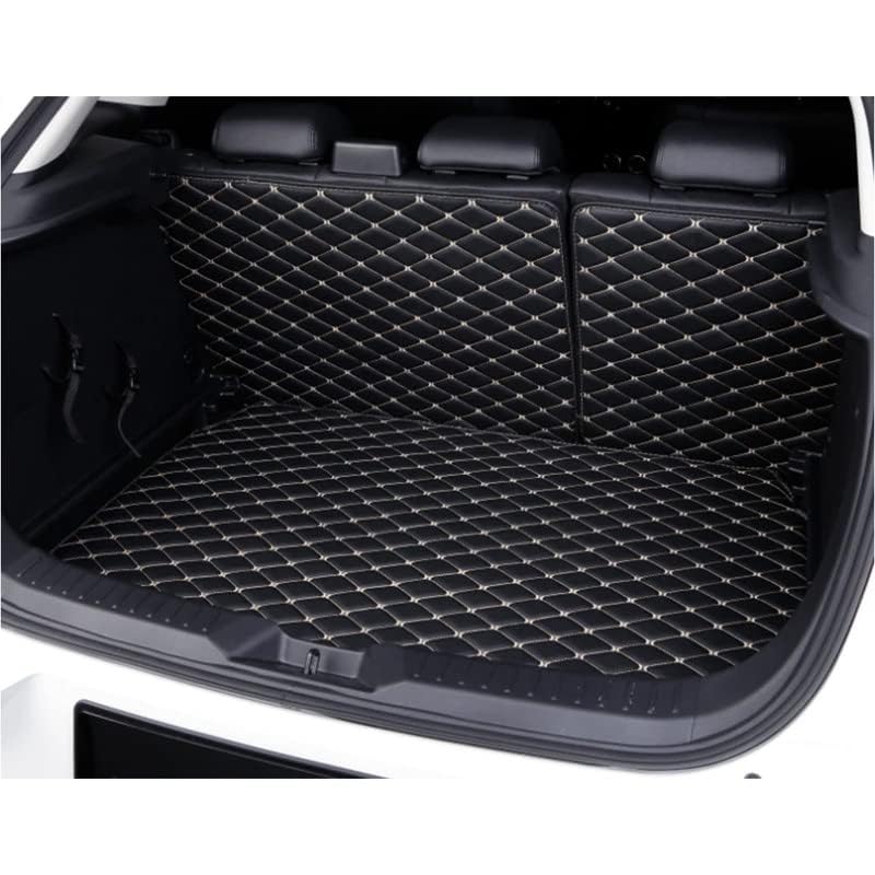 AutoZing 7D Luxury Car Trunk Mat/Dicky/Boot Mat Compatible with CULLINAN 2018 Onwards Full Dicky Coverage Mat PU Leatherrete Layer Protection Anti Skid Car Accessories Black - Image 1