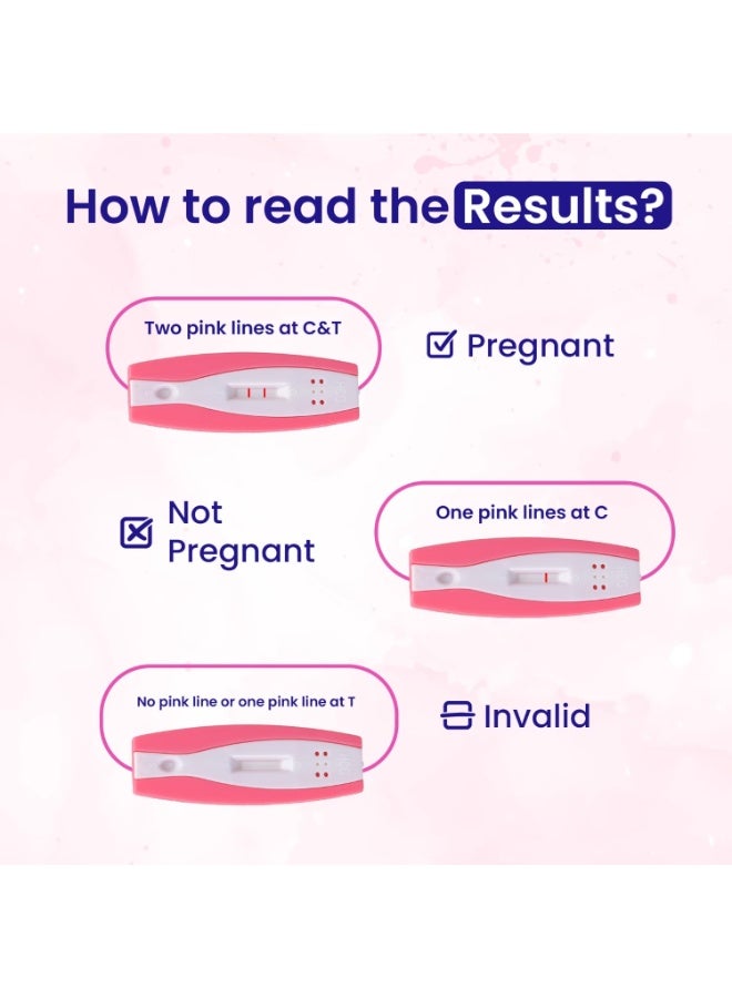 ليفورد مجموعة اختبار الحمل Leeford Amigest | اختبار حمل منزلي (HCG) عبر البول بخطوة واحدة | نتائج دقيقة خلال 3 إلى 5 دقائق | فحص حمل منزلي | جهاز للاستخدام مرة واحدة مع قطّارة (5) - Image 4