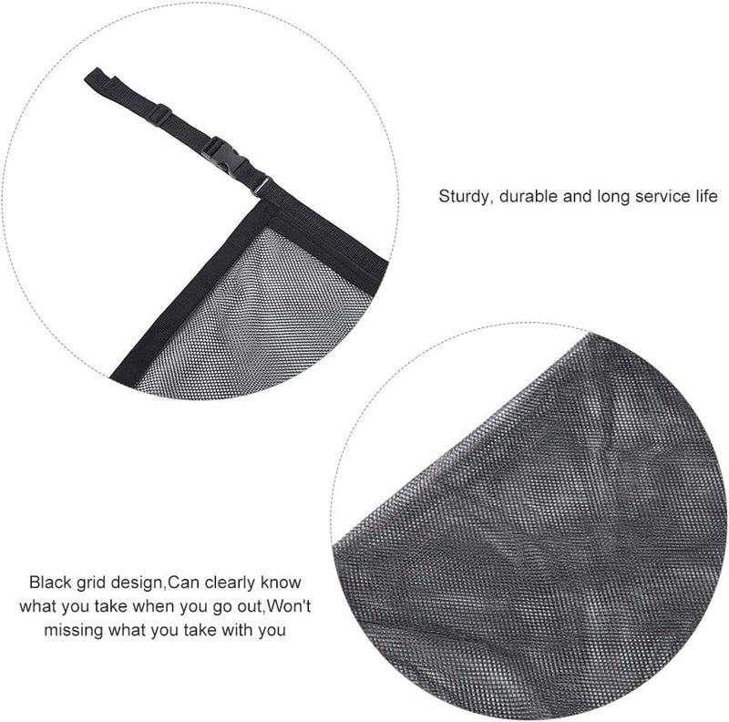 Black Oxford Cloth Car Roof Back Storage Bag for Outdoor Travel - Image 3