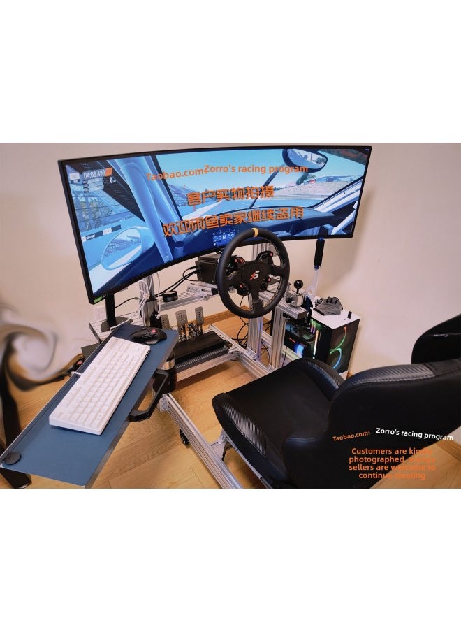 ماركة غير محددة The Fever Level Plan SZ Simulator Plan Z's Imagic Zorro Silver Racing-لون المنتج: (حامل توسيع الشاشة الجانبية)  - Image 4