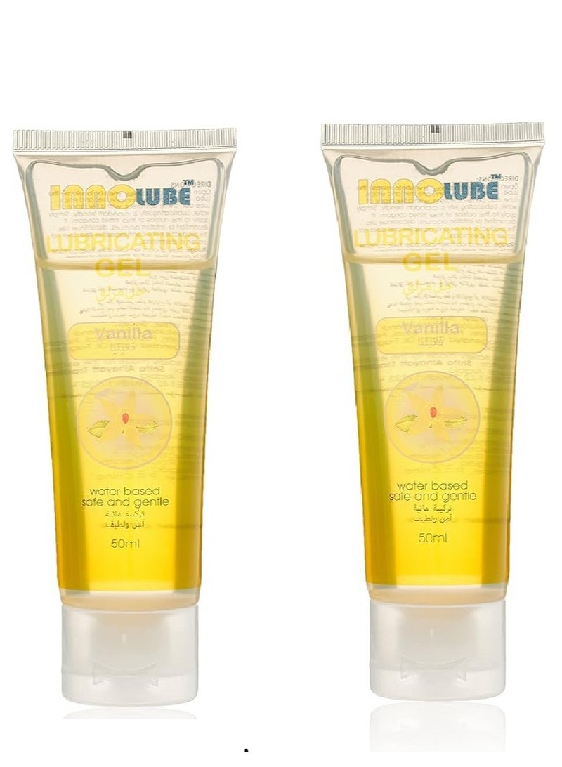 InnoLube Inno Lube Gel Lubricant Vanilla Flavor - 50 ml -2 pieces - Image 1