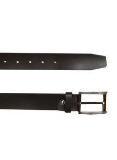 LAVERI LEATHER GENUINE LEATHER 35MM FORMAL AND CASUAL BROWN BELT FOR MENS  - Image 5
