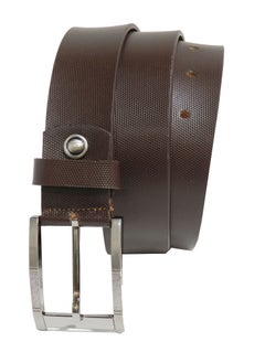 LAVERI LEATHER GENUINE LEATHER 35MM FORMAL AND CASUAL BROWN BELT FOR MENS  - Image 2
