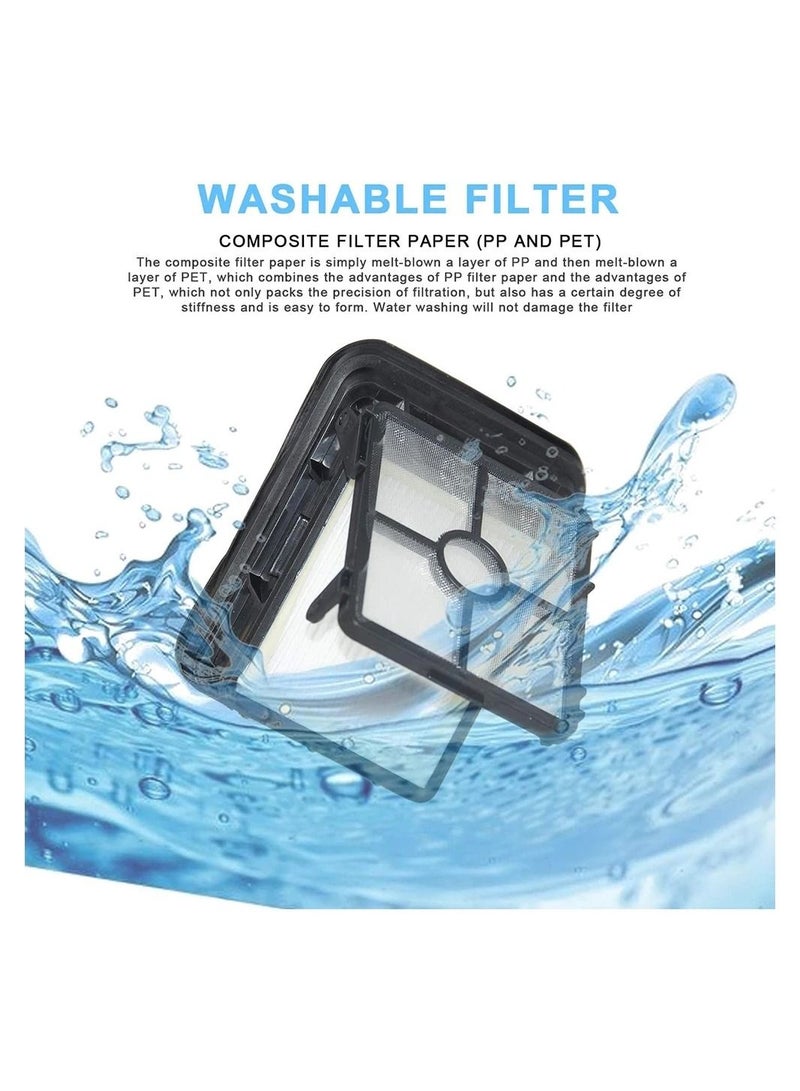 4 Pack Multi-Surface Brush Roll, 2 Pack Vacuum Filters Replacement Parts, Suitable for Bissell Vacuum Cleaner Parts - Image 2