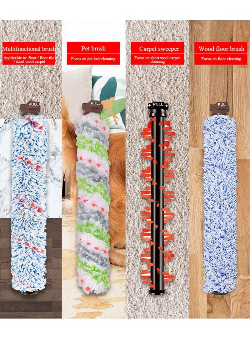 4 Pack Multi-Surface Brush Roll, 2 Pack Vacuum Filters Replacement Parts, Suitable for Bissell Vacuum Cleaner Parts - Image 5