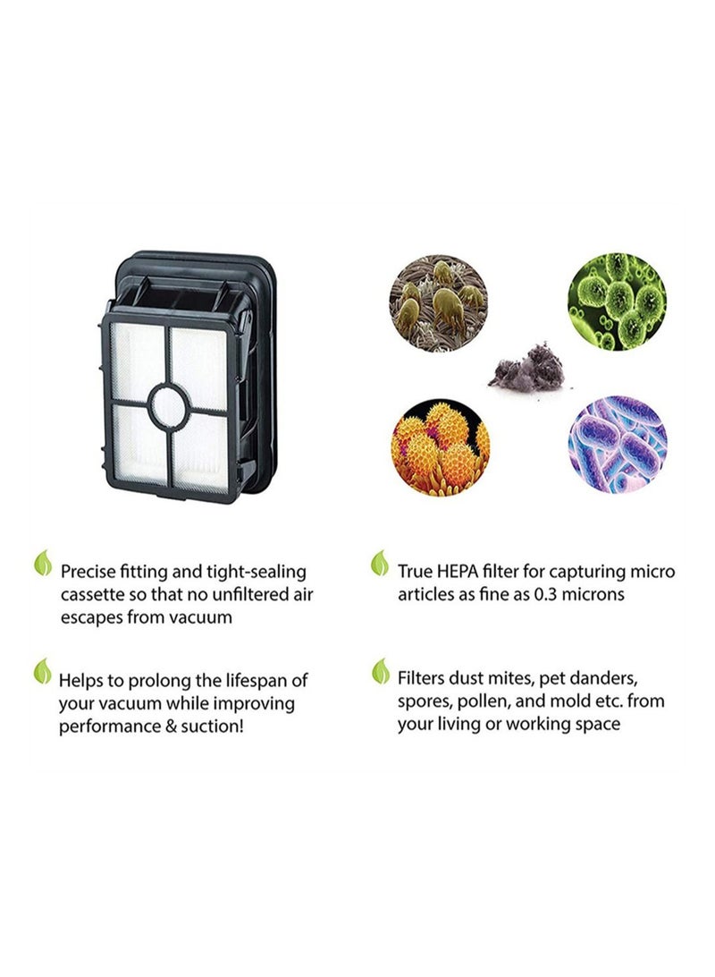 4 Pack Multi-Surface Brush Roll, 2 Pack Vacuum Filters Replacement Parts, Suitable for Bissell Vacuum Cleaner Parts - Image 3