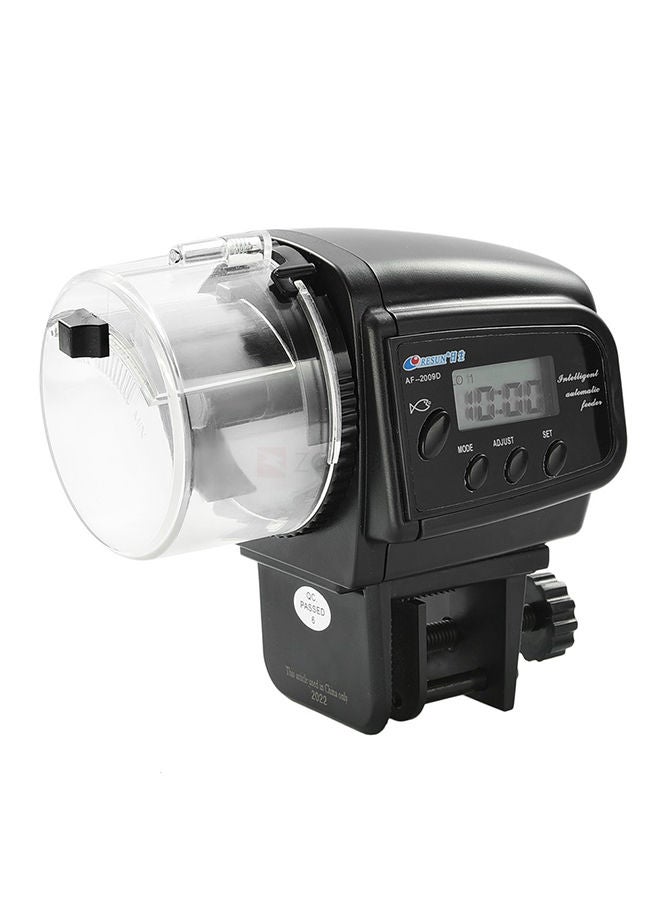 NIBEMINENT Automatic Fish Food Digital Feeder Black