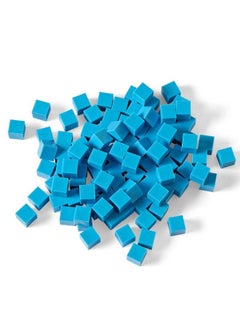 hand2mind Blue Plastic Base Ten Unit Blocks Place Value Blocks Counting Cubes For Kids Math Base Ten Blocks Classroom Set Math Blocks Kindergarten Base 10 Math Manipulatives (Set Of 100)  - Image 3