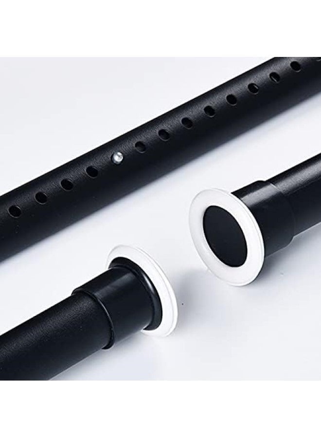 Bukela Tension Shower Curtain Rod Adjustable Window Curtain Rod Heavy Duty Closet Tension Rod Adjustable Hanging Clothes Organizer for Bathroom Wardrobe Balcony Closet Rods No Drilling Room Divider Rack - Image 2