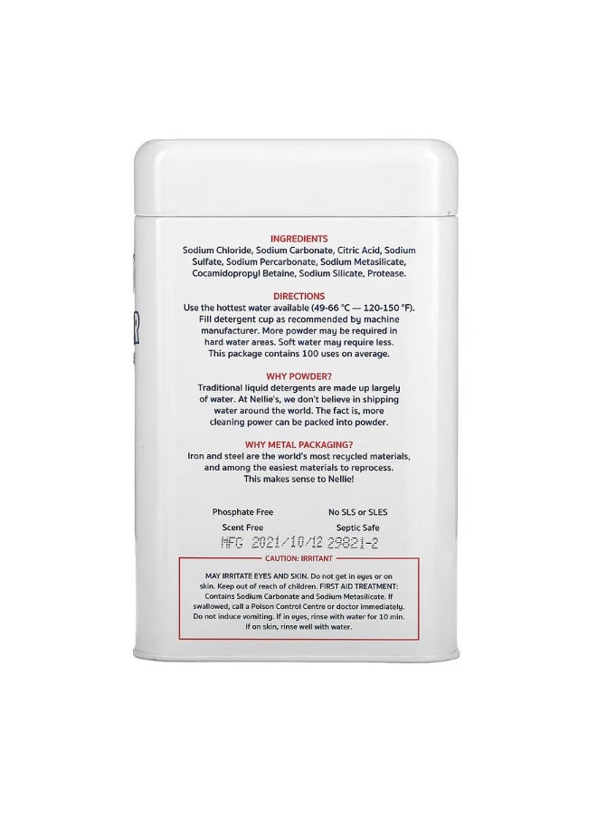 Nellie's - Nellie's Dishwasher Powder 3.5 lb 1.6 kg - Image 1