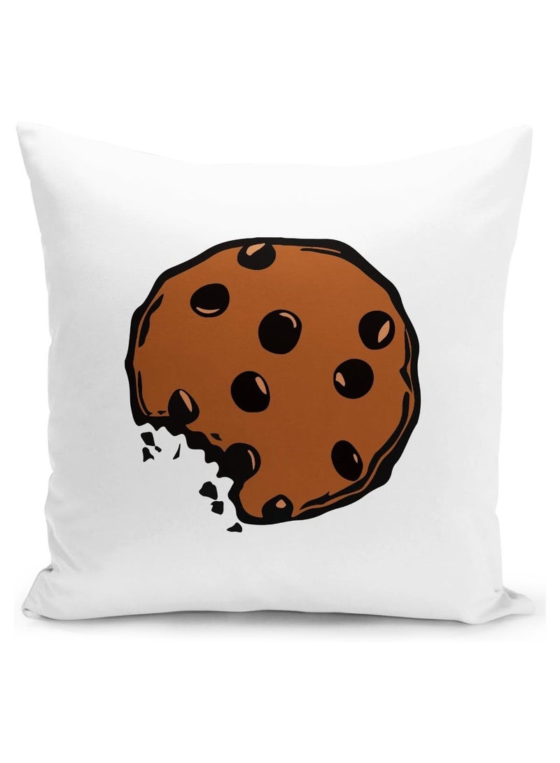 Chocolate Chip Cookie Lovers Throw Pillow - Image 1