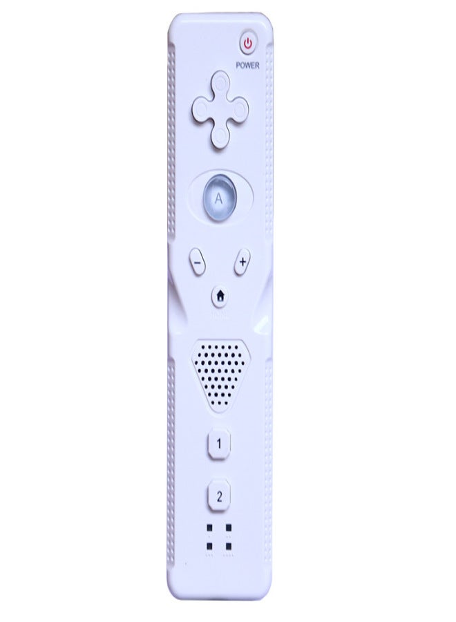 Game controller compatible with WII game console private model ordinary straight handle right handle black and white White + pearl cotton - Image 3