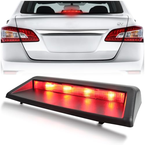 KEEGTBOX High Mount Stop Light LED 3rd Third Brake Light Assemblies Compatible with Nissan Sentra Sedan 2012 2013 2014 2015 2016 2017 2018 Rear LED Brake Lamp Direct Fit | Plug & Play - Image 1