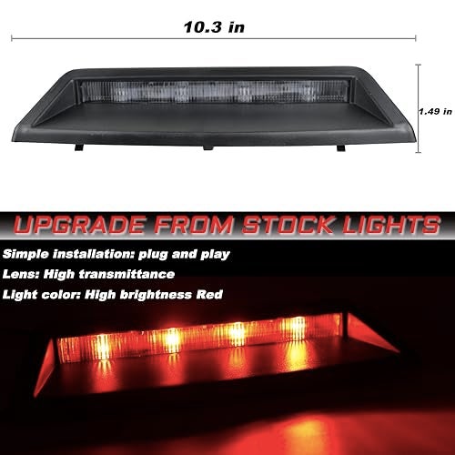 KEEGTBOX High Mount Stop Light LED 3rd Third Brake Light Assemblies Compatible with Nissan Sentra Sedan 2012 2013 2014 2015 2016 2017 2018 Rear LED Brake Lamp Direct Fit | Plug & Play - Image 5