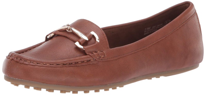 Aerosoles Womens Day Driving Style Loafer Dark Tan 11