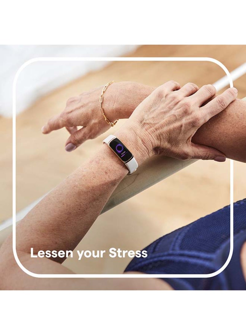 Fitbit Renewed - Luxe Fitness And Wellness Tracker Orchid/Platinum - Image 5