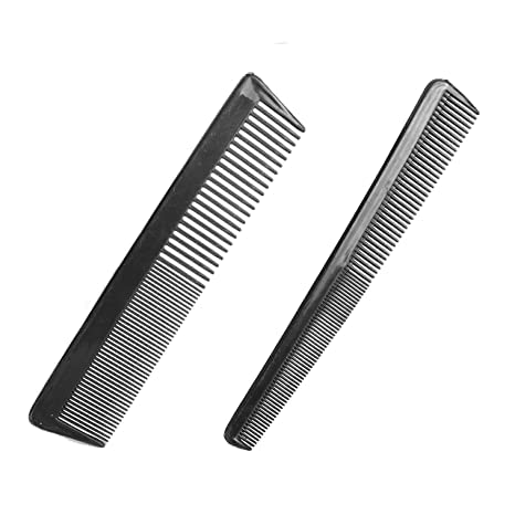 VEDETIC® 5 PCS Hair Stylists Professional Styling Comb Set Variety Pack Great for All Hair Types, Paddle and Round Hair Brush Straightener For Women/Men (Balck Hair Comb Set) - Image 4