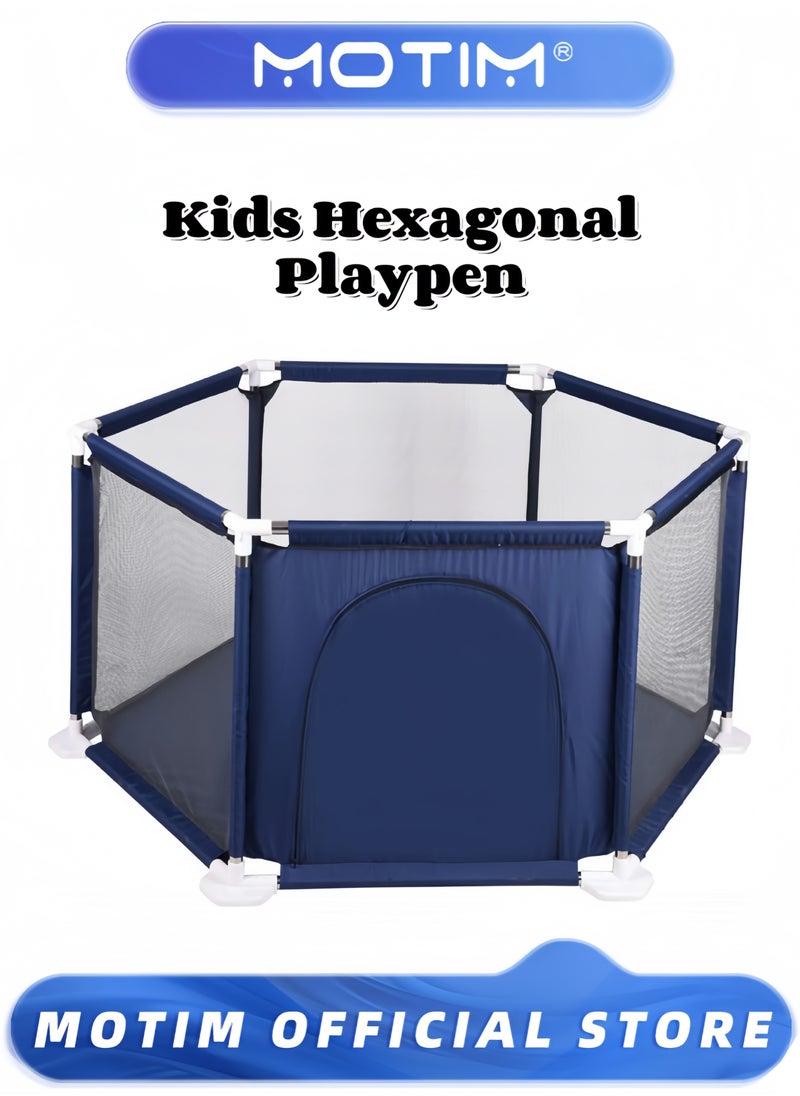 Motim Kids Hexagonal Fence Playpen Portable Indoor Outdoor Baby Playpen Toddlers Children Safety Play Yard Fun Activities Popular Toys  - Image 1