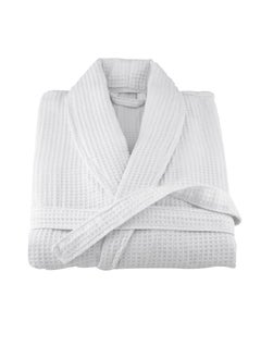 Waffle Weave Lightweight Kimono Spa  Bathrobe Standard Size