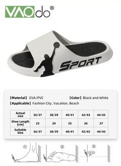 VAOdo Pillow Slippers for Men Non Slip Quick Drying Shower Slides Bathroom Sandals Ultra Cushion Thick Sole Suitable for Indoor and Outdoor  - Image 3