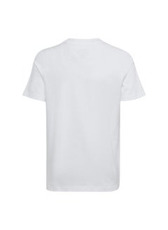Adidas adidas U Bl Tee White Training T-Shirts 7-8Y  - Image 3